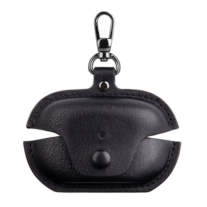 Leather TWS Earphone Protective Case with Hook, For Sony WF-1000XM5