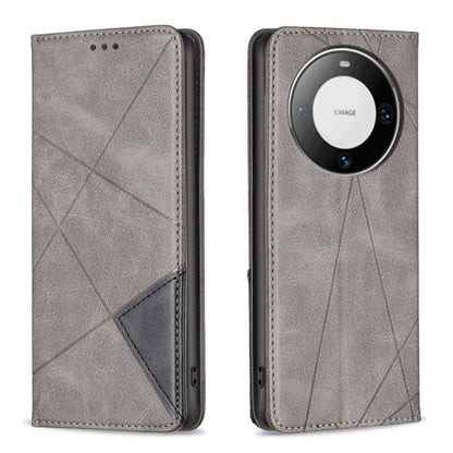 Rhombus Texture Magnetic Leather Phone Case, For Huawei Mate 60 Pro/Mate 60 Pro+, For Huawei Mate 60