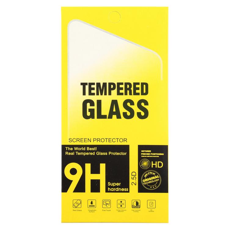 Tempered glass screen protector retail box, 9H hardness, 2.5D