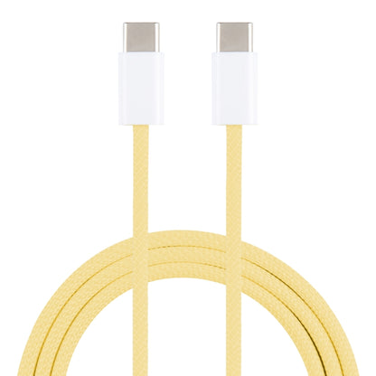1m USB-C / Type-C to Type-C Macaron Braided Charging Cable