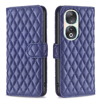 Diamond Lattice Wallet Flip Leather Phone Case, For Honor 90 5G, For Honor X7a