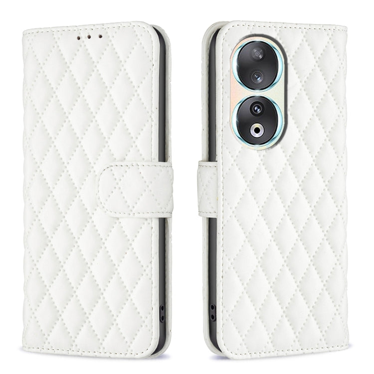 Diamond Lattice Wallet Flip Leather Phone Case, For Honor 90 5G, For Honor X7a