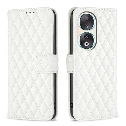 Diamond Lattice Wallet Flip Leather Phone Case, For Honor 90 5G, For Honor X7a