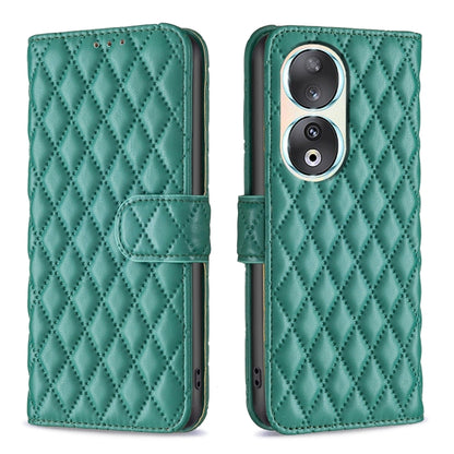 Diamond Lattice Wallet Flip Leather Phone Case, For Honor 90 5G, For Honor X7a