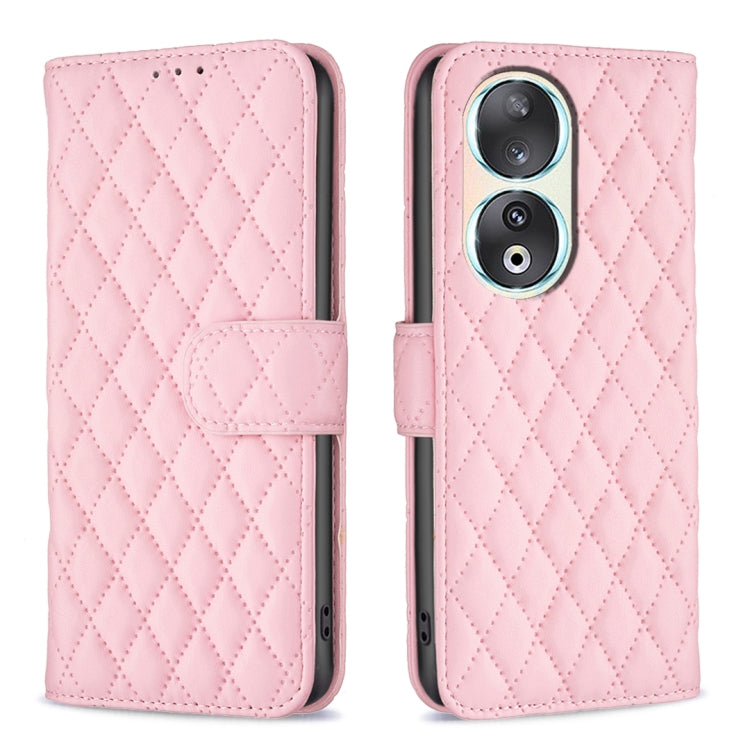Diamond Lattice Wallet Flip Leather Phone Case, For Honor 90 5G, For Honor X7a