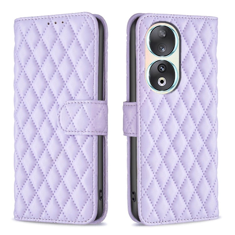 Diamond Lattice Wallet Flip Leather Phone Case, For Honor 90 5G, For Honor X7a