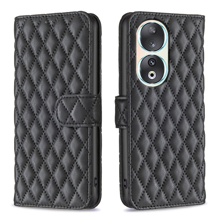 Diamond Lattice Wallet Flip Leather Phone Case, For Honor 90 5G, For Honor X7a