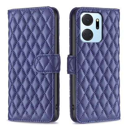 Diamond Lattice Wallet Flip Leather Phone Case, For Honor 90 5G, For Honor X7a