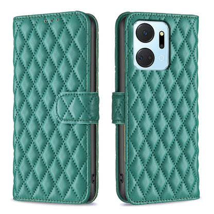 Diamond Lattice Wallet Flip Leather Phone Case, For Honor 90 5G, For Honor X7a