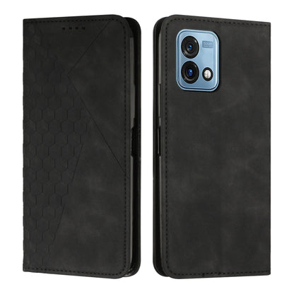 Black magnetic leather phone case with stitched edges, smooth back, camera and port cutouts