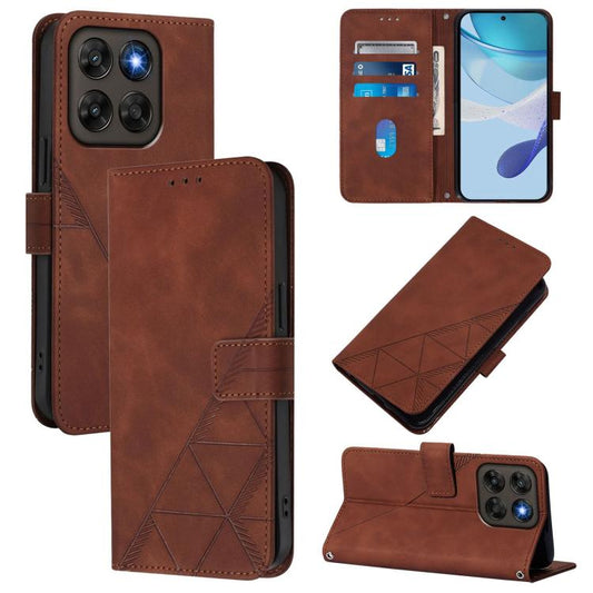 Crossbody 3D Embossed Flip Leather Phone Case, For Motorola Moto G87 5G/G77 5G, For Motorola Edge 70 Pro 5G, For Motorola Moto X70 Air Pro 5G, For Motorola Moto G17 4G/G17 Power 4G, For Motorola Moto G67 Power 5G Global                                 ...