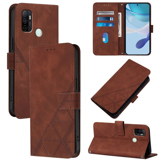 Crossbody 3D Embossed Flip Leather Phone Case, For OPPO A32 2020 4G / A53 2020 4G, For OPPO A53s 4G / A33 2020 4G, For OPPO A11s 4G, For OPPO A92s 5G, For OPPO A79 5G