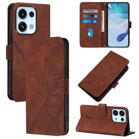 Crossbody 3D Embossed Flip Leather Phone Case, For OPPO Reno16 F/Reno16 FS 5G, For OPPO Reno16 Global/Reno16 Pro Global, For OPPO Find X9s Pro 5G, For OPPO Find X9 Ultra, For OPPO Find X9, For OPPO A6 GT 5G, For OPPO Find X9 Pro, For OPPO K13 Turbo 5G ...