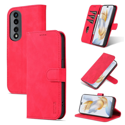 AZNS Skin Feel Calf Texture Flip Leather Phone Case, For Honor 90 Pro, For Honor 90