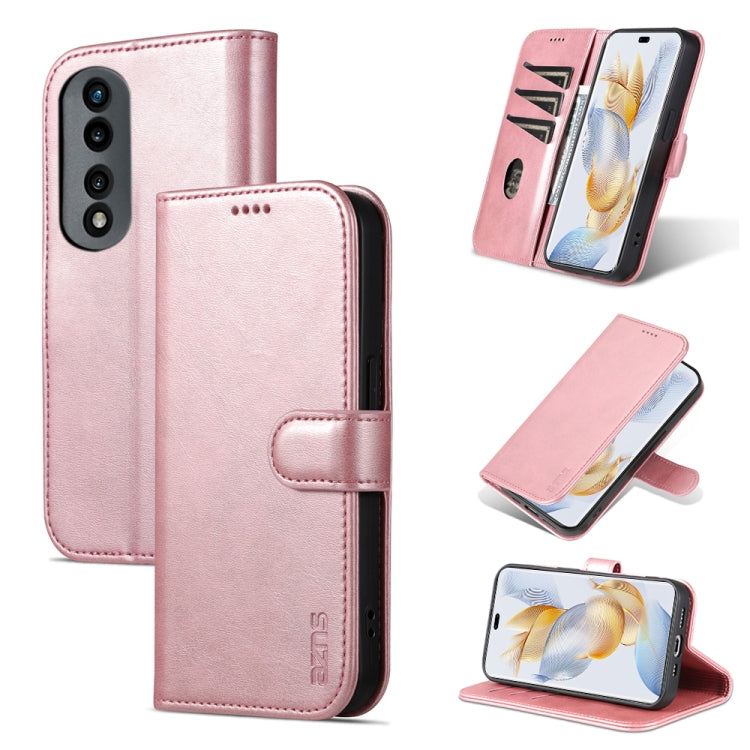 AZNS Skin Feel Calf Texture Flip Leather Phone Case, For Honor 90 Pro, For Honor 90
