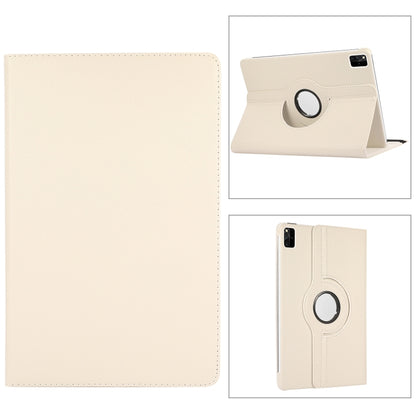 Litchi-texture leather tablet case with latching stand, beige