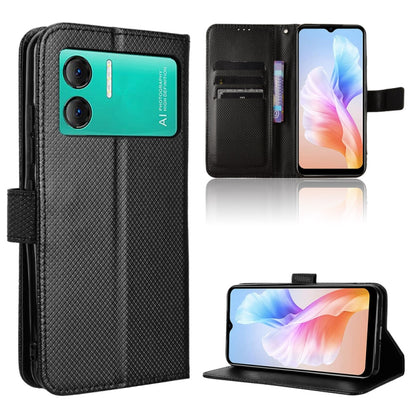 Diamond Texture Leather Phone Case, For Doogee Note 56X / Note 56X Pro, For Doogee Note 56 / Note 56 Pro, For Doogee Note 59 / Note 59 Pro, For Doogee Note 58 / Note 58 Pro, For Doogee X98