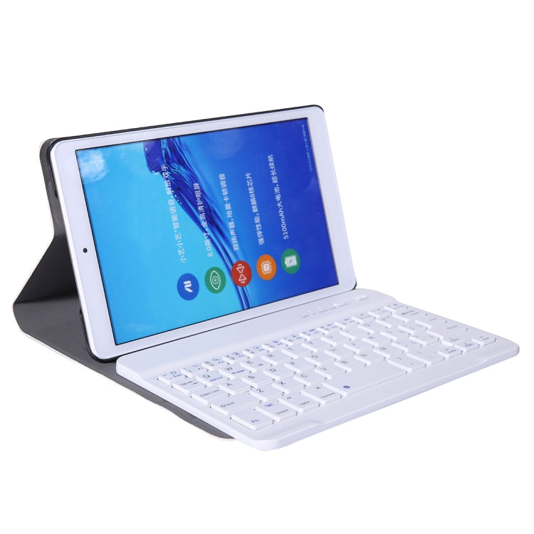 Gold tablet folio case with detachable keyboard and front stand support