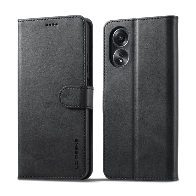 LC.IMEEKE Calf Texture Horizontal Flip Leather Case, For OPPO A58 4G / A98 5G / F23 5G, For OPPO A78 4G