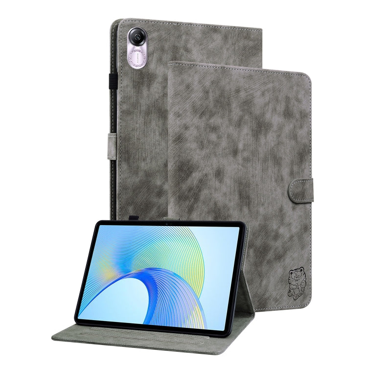 Embossed Tiger Pattern Leather Tablet Case, For Honor Pad 9 12.1, For Honor Pad X8 Pro/X9