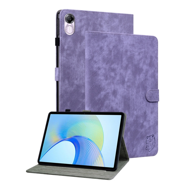 Embossed Tiger Pattern Leather Tablet Case, For Honor Pad 9 12.1, For Honor Pad X8 Pro/X9