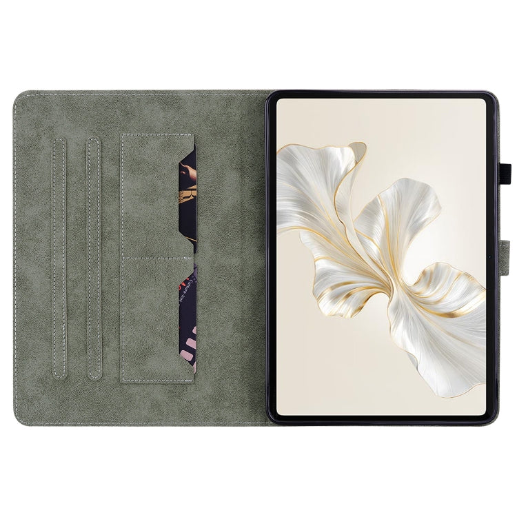 Embossed Tiger Pattern Leather Tablet Case, For Honor Pad 9 12.1, For Honor Pad X8 Pro/X9