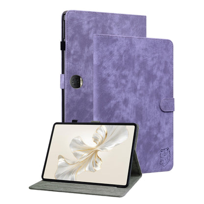 Embossed Tiger Pattern Leather Tablet Case, For Honor Pad 9 12.1, For Honor Pad X8 Pro/X9