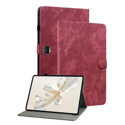 Embossed Tiger Pattern Leather Tablet Case, For Honor Pad 9 12.1, For Honor Pad X8 Pro/X9