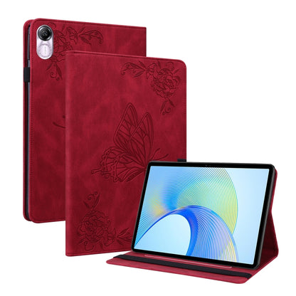 Butterfly Flower Embossed Leather Tablet Case, For Honor Pad 9 12.1, For Honor Pad X8 Pro/X9