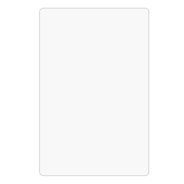 Tablet tempered glass screen protector, clear rectangular sheet