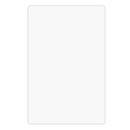 Tablet tempered glass screen protector, clear rectangular sheet