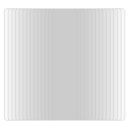 25-pack tempered glass screen protectors, clear protective film sheets
