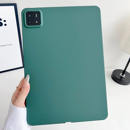 Teal TPU tablet case with cutout for rear camera and access ports
