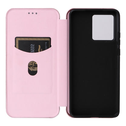 Carbon Fiber Texture Flip Leather Phone Case, For Motorola Edge 40 Neo