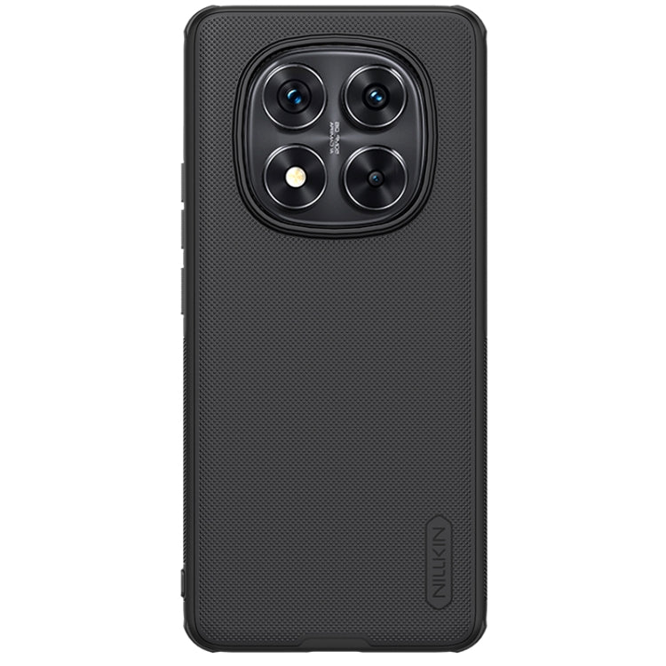 Dark textured phone case with raised camera ring cutouts and Nillkin logo