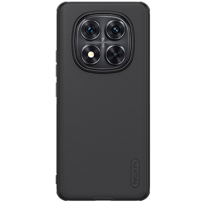 Dark textured phone case with raised camera ring cutouts and Nillkin logo