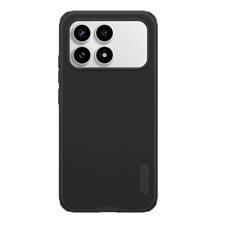 Black frosted phone case with camera cutouts and NILLKIN logo on back