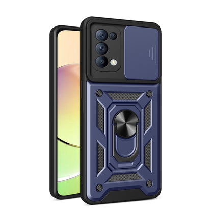 Sliding Camera Cover Design TPU+PC Phone Case, For OPPO Reno5 4G / 5G, For OPPO A79 5G Global