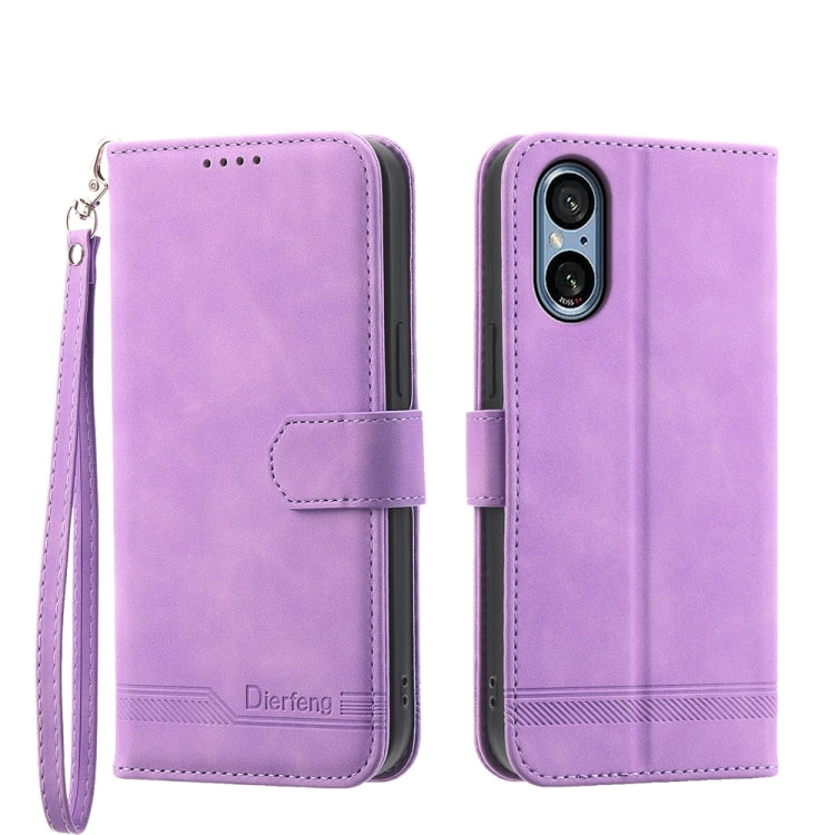 Purple flip wallet phone case with wrist strap, TPU/PU protection, dual-camera cutout