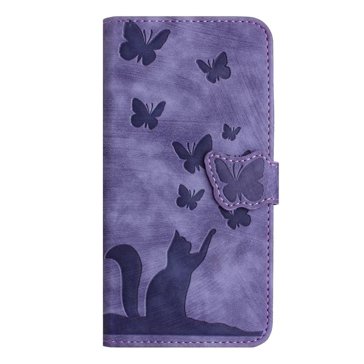 Butterfly Cat Embossing Flip Leather Phone Case, For Google Pixel 11 Pro XL, For Google Pixel 11 / 11 Pro, For Google Pixel 10a, For Google Pixel 9 Pro XL / 10 Pro XL, For Google Pixel 9 / 10 Pro, For Google Pixel 8 Pro, For Google Pixel 8             ...