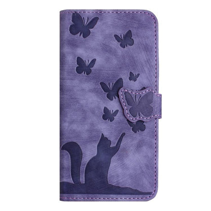 Butterfly Cat Embossing Flip Leather Phone Case, For Google Pixel 11 Pro XL, For Google Pixel 11 / 11 Pro, For Google Pixel 10a, For Google Pixel 9 Pro XL / 10 Pro XL, For Google Pixel 9 / 10 Pro, For Google Pixel 8 Pro, For Google Pixel 8             ...