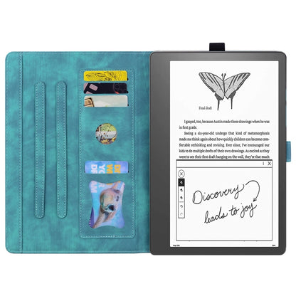 Cartoon Sakura Cat Embossed Smart Leather Tablet Case, For Amazon Kindle Scribe 10.2 2022, For Amazon Kindle 6.0 11th 2022, For Amazon Fire HD10 /HD10 Plus 2021