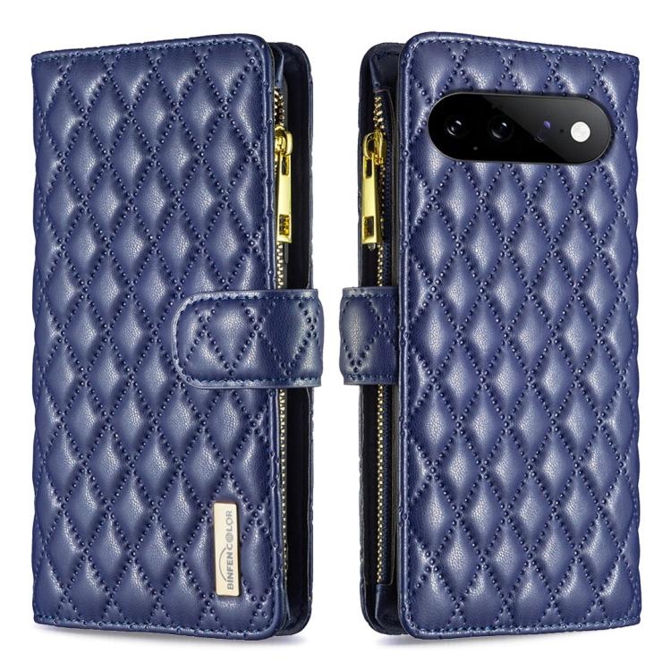 Diamond Lattice Zipper Wallet Leather Flip Phone Case, For Google Pixel 11a, For Google Pixel 11 / 11 Pro, For Google Pixel 8a
