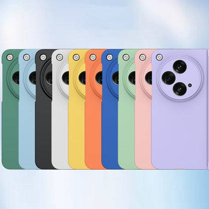 Assorted color phone cases lineup with raised camera ring cutouts