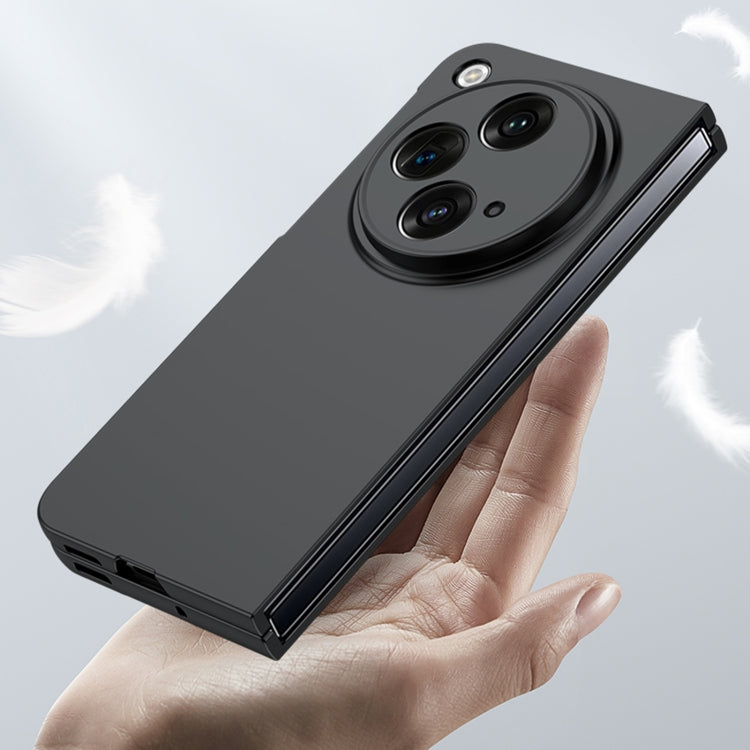 Black PC phone case with raised camera protection and side edge buttons