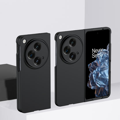 Black PC phone case with camera cutouts and protected back camera area