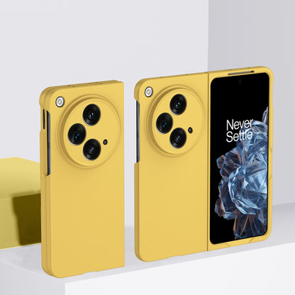 Yellow phone case with camera cutouts for OPPO Find N3 / OnePlus Open