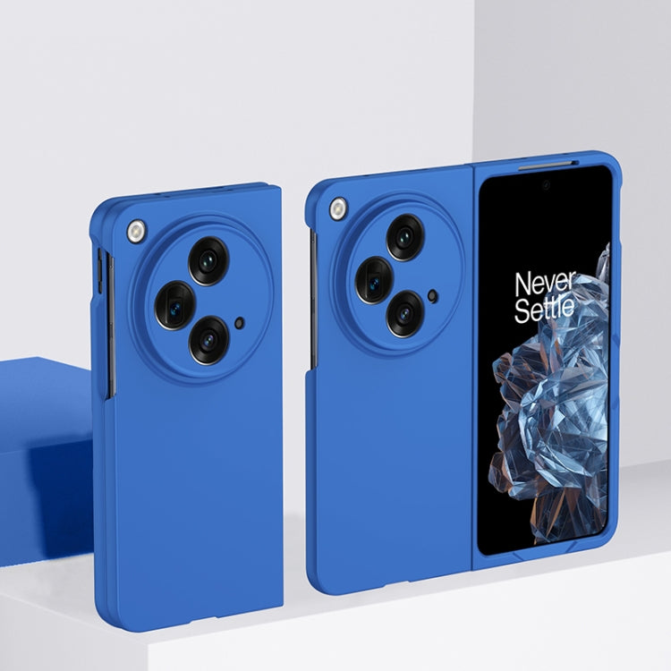 Blue phone case with camera cutouts for OPPO Find N3 / OnePlus Open