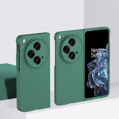 Green phone case with camera cutouts for OPPO Find N3 / OnePlus Open
