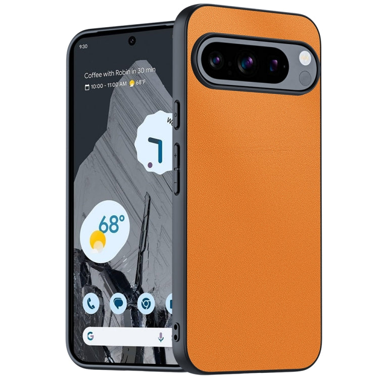Ultra-thin Plain Skin Leather Phone Case, For Google Pixel 11 Pro XL, For Google Pixel 11, For Google Pixel 11 Pro, For Google Pixel 10 Pro XL, For Google Pixel 10 / 10 Pro, For Google Pixel 9a, For Google Pixel 9 Pro XL, For Google Pixel 9 / 9 Pro    ...